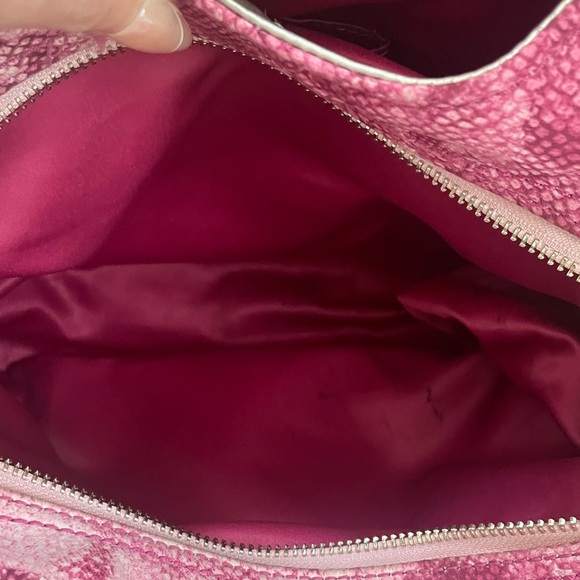 Coach Pink Rose Shoulder Bag with the matching wallet - Picture 9 of 16